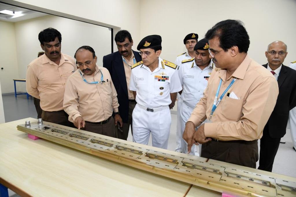 Navy Vice Chief Vice Admiral SN Ghormade reviewed the progress of Naval Projects…