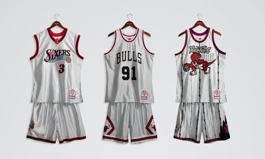 Chicago Bulls Mitchell & Ness NBA 75th Anniversary What The