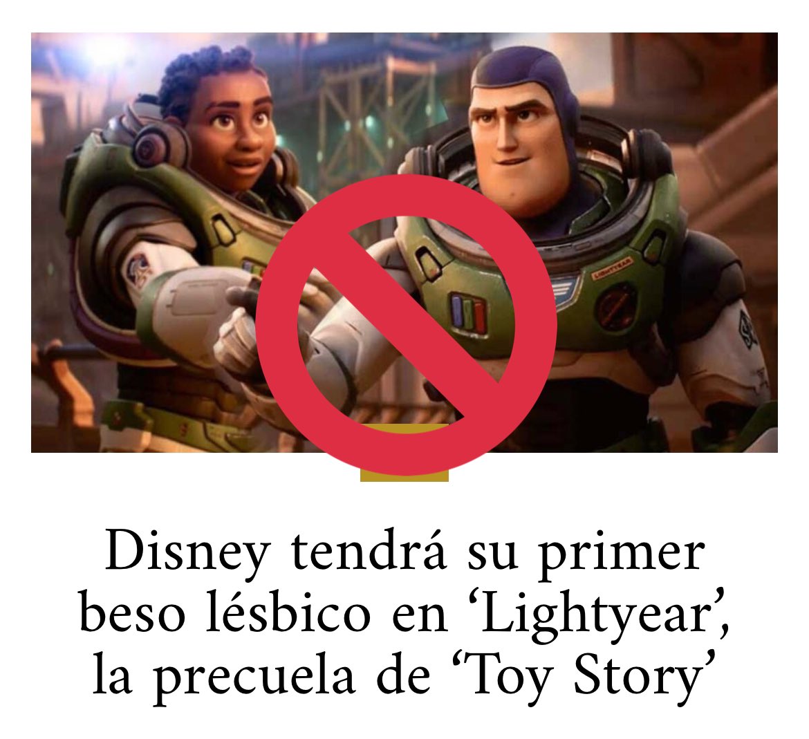 AmerangelLorenz's tweet photo. Todos los padres de familia con los que he platicado en estos días me han dicho que NO llevarán a sus hijos a ver “Lightyear” por introducir propaganda de ideología de género. 

Si en verdad la película fracasa será una tremenda derrota para la izquierda radical.

#ConLosNiñosNo https://t.co/MB2jXE7rOW