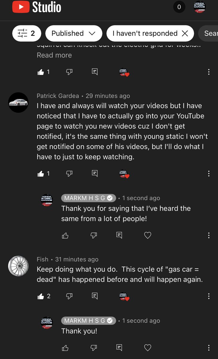 HONDASTGARAGE's tweet photo. @YouTube why is my channel hidden? So Much invested 10years and over 100k subscribers this is constantly happening! Can anything be done? @YouTube https://t.co/JzzWZAXRiM