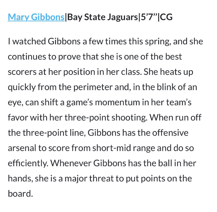 Mary Gibbons tweet media