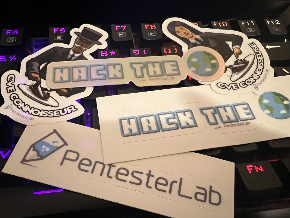 Got these awesome gems thanks <a href="/PentesterLab/">PentesterLab</a> #hacktheplanet