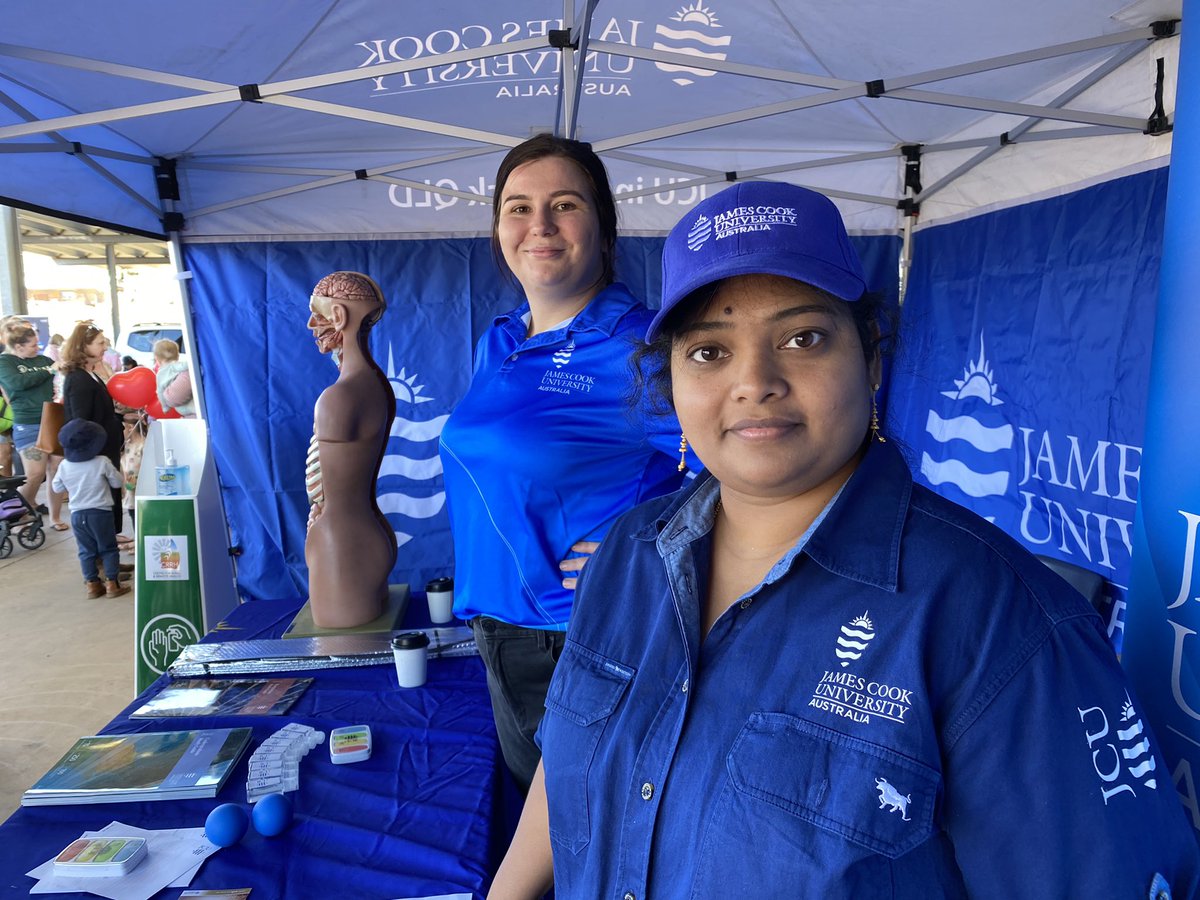 Come down and meet our staff and students at Mt Isa Show today and tomorrow, learn about our courses through JCU #jcu