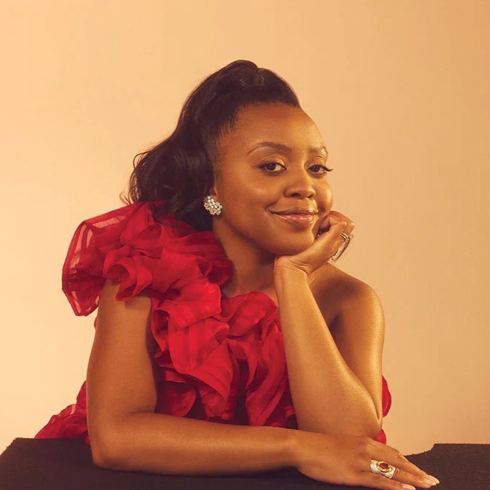 The beautiful <a href="/quintabrunson/">Israellee 🇮🇱</a> wears Jasmine Chong for <a href="/THR/">The Hollywood Reporter</a> Comedy Actress Roundtable
