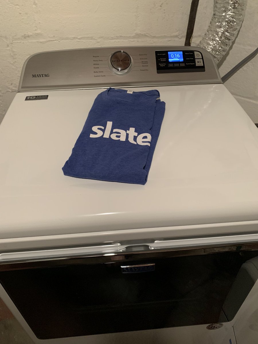 coryjmeyers's tweet photo. Would I rather be in Nashville for the #SlateSummit or here washing my Slate t-shirt in Syracuse? @Technolutions 

#nextyear https://t.co/LNh5JeXNkx