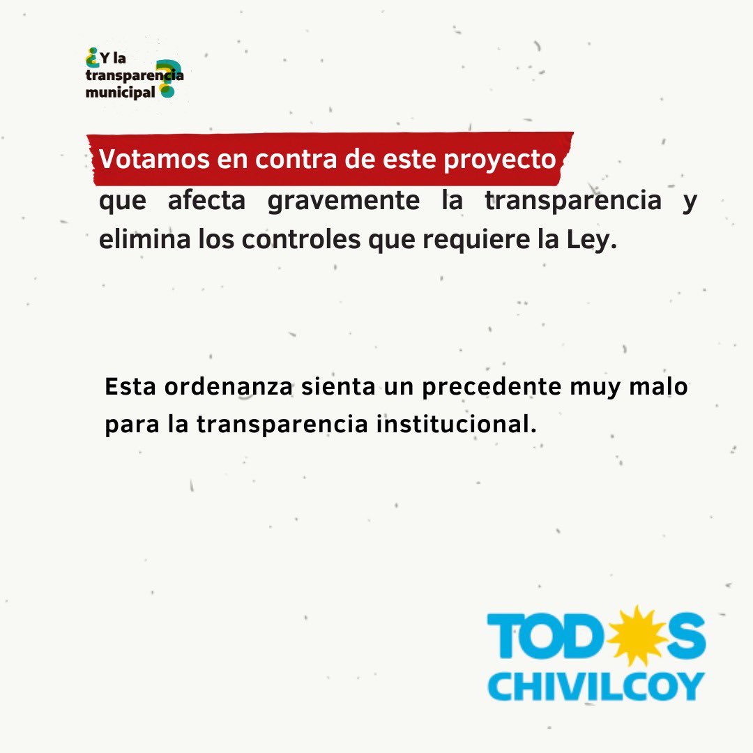 FDTchivilcoy's tweet photo. ¿Y la transparencia? 🤌🏽 https://t.co/QMnvbifRIS