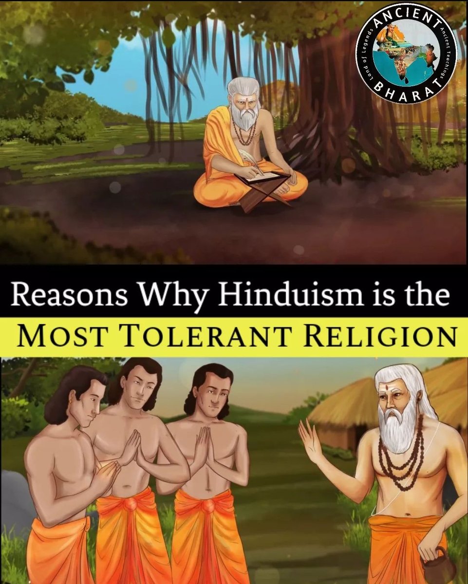 Hinduism is believed to be the most tolerant religion in the world when compared to other religions....