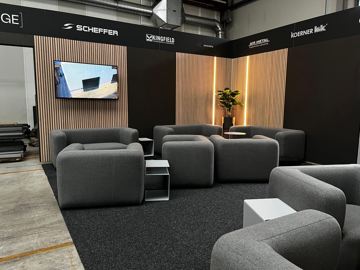 ANIMETAL5's tweet photo. Let's meet in our GALVA LOUNGE (Booth 3 and 4) in
@Intergalva 2022. Rome, 20-24 June 2022.
Come join us in a friendly conversation, with our partners KVK-Koerner, Scheffer Krantechnik GmbH and Kingfield Technologies and Equipment.
#hotdipgalvanizing #intergalva #rome https://t.co/pz3uJ2eNWs