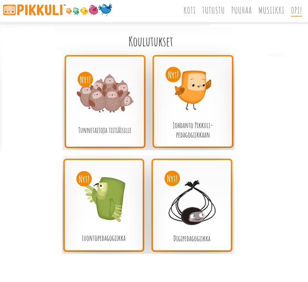 Pikkuli_World's tweet photo. Hei, huomasithan jo, että Pikkuli on julkaissut uudet nettisivut alan ammattilaisille! Nettisivuilla on vaikka mitä puuhaa. Voit mm. ladata Pikkulin tunnekorteista ilmaiset näytteet ja tietenkin ilmoittautua mukaan tuleviin koulutuksiin. https://t.co/T16rj98FgB #pikkuli #vaka https://t.co/zjfrqDbUvi