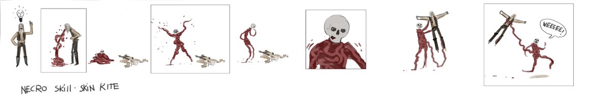 heres some rejected skill ideas(rightfully so) back when i was working on the necromancer DLC for d3 