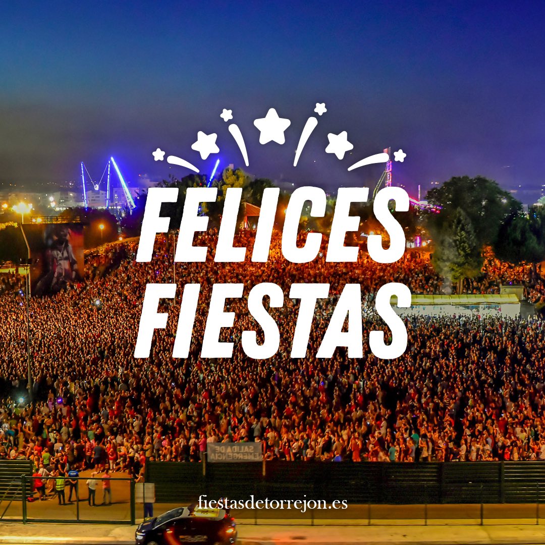 Ha llegado el día 🎉 ¡FELICES FIESTAS POPULARES TORREJÓN! 💛💜