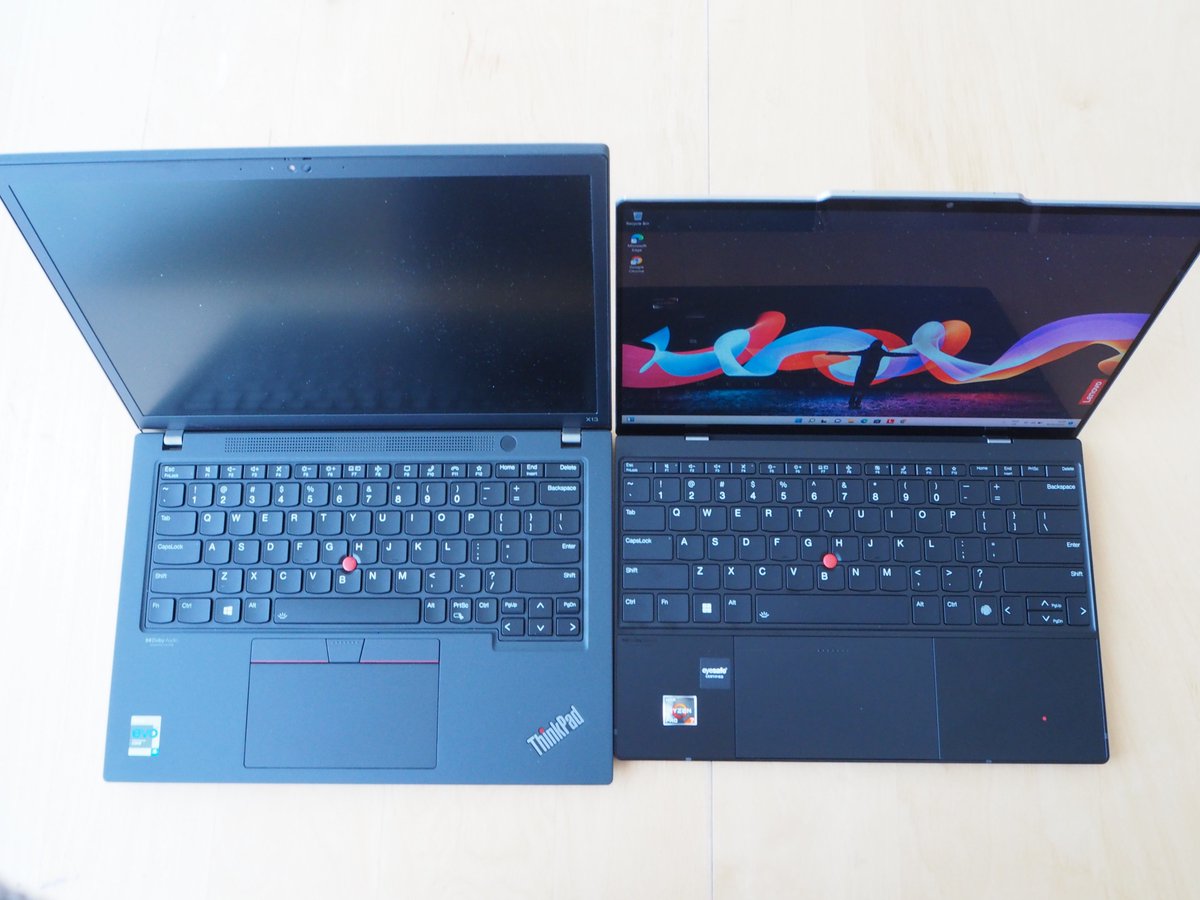 _Tasurinchi_'s tweet photo. #Z13 details+short picture gallery😎
This unit has an #AMD #Ryzen #7PRO Radeon Graphics, 32GB RAM and 512GB SSD. OS is #Win11Pro
As you can see below it has a smaller footprint than my #X13Gen2, making it a super portable & powerful companion @Lenovo @LenovoThinkPad @LenovoIN https://t.co/ROybtIc5E0