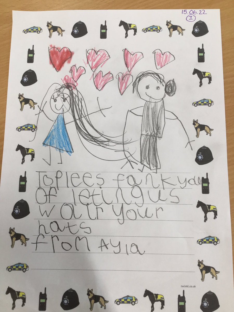EPSMissMichael's tweet photo. Thank you so much to @MPSEnfieldHW for your visit this week. Reception really enjoyed learning about your job and how you keep us safe 👮🏼👮🏽‍♂️@Eastfield_EN3 @hussain_roksana https://t.co/n2lNI7nb86