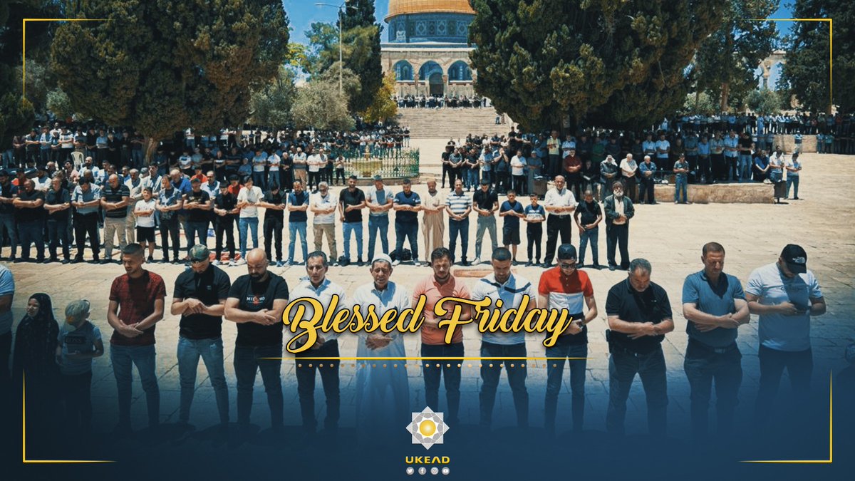 UKEAD_EN's tweet photo. Blessed Friday!!!

#ukead 
#friday 
#blessedfriday 
#quds https://t.co/eqAXhPaBjV