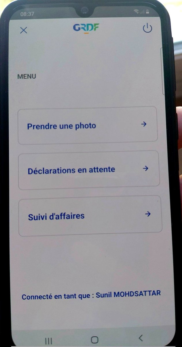 Avec l’application mobile #CéKoiCeChantier, les collectivités  et les riverains peuvent en un clic connaître en temps réel l’avancement du chantier, photos à l’appui.
CKCC est une application destinée aux partenaires travaux et aux chargés d'affaires. #DR #DT <a href="/SEnguehard/">Sandrine Enguehard</a> <a href="/GRDF/">GRDF</a>