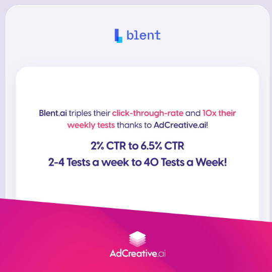 adcreative_ai's tweet photo. Don't just take our word for it.see what the data says. See how you too can triple your click-through rate with our machine learning A.I. https://t.co/lyHhFWkOCT is just one example how your ad creatives really matter.⁠

https://t.co/1WkNrRb7kR

#instagramads #FacebookMarketing https://t.co/ZAg4f25x8p