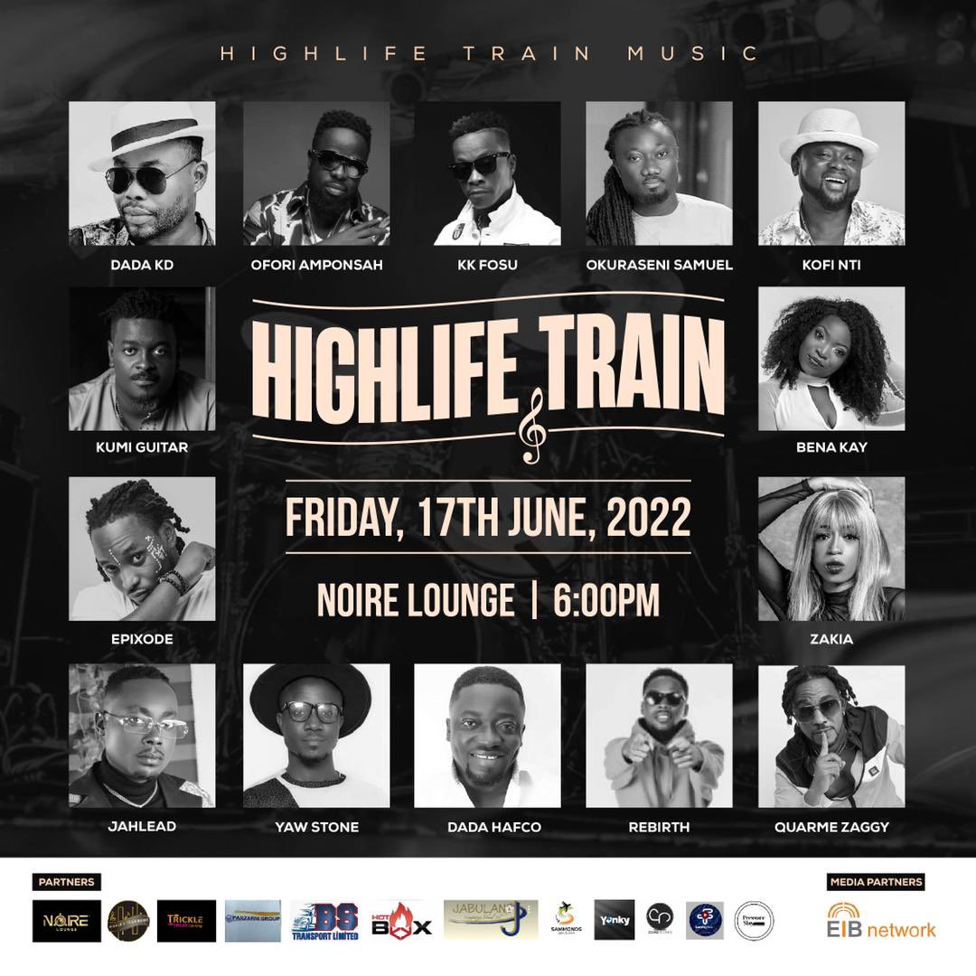 MrKingsjnr's tweet photo. It’s Today ❤️ Highlife Train Europe Tour Launch 🎤 Happening live at the Noire Lounge opposite KFC East Legon❤️ You can’t miss this from this Great musicians💯 #highlifetrain https://t.co/py0EePIWvi
