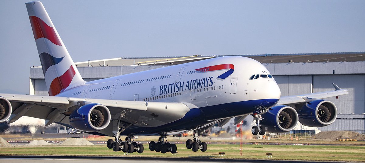 Kent_YVR's tweet photo. #FBF from July of 2018, @British_Airways #A380 arrival @yvrairport 😎 #yvrspotters #avgeek #Vancouver #GXLEL #Speedbird https://t.co/5S325TeUNt
