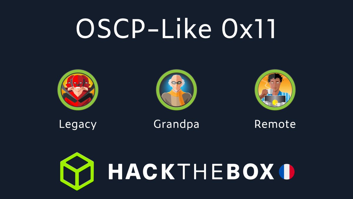 _Euzebius's tweet image. Hier, 17ème meetup @hackthebox_eu 🇫🇷.
Une soirée au top : 3 boxes windows faciles présentées : Legacy par @_Euzebius , Grandpa par Xn0 et Remote par @FatCyclone .

Prochain meetup le 14 juillet !

#CTF #RoadToOSCP #HTB #meetups #EthicalHacking #CyberTraining