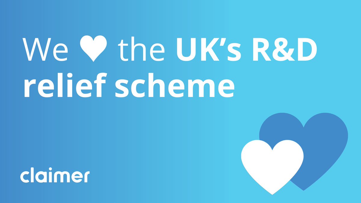 We 💙  the UK’s R&amp;D relief scheme…

💙 It’s non-dilutive
💙 You don’t have to pay it back
💙 Paid in a short time-frame
💙 No strings attached
💙 Credits are business logic agnostic
💙 You don’t need evidence of ‘traction’