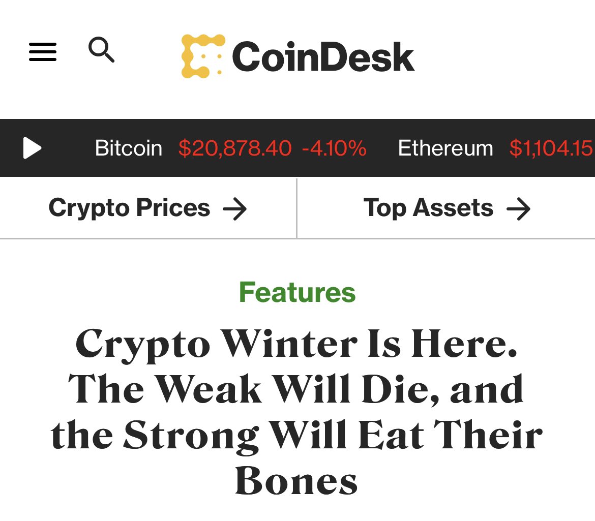 Go home CoinDesk, you’re drunk.