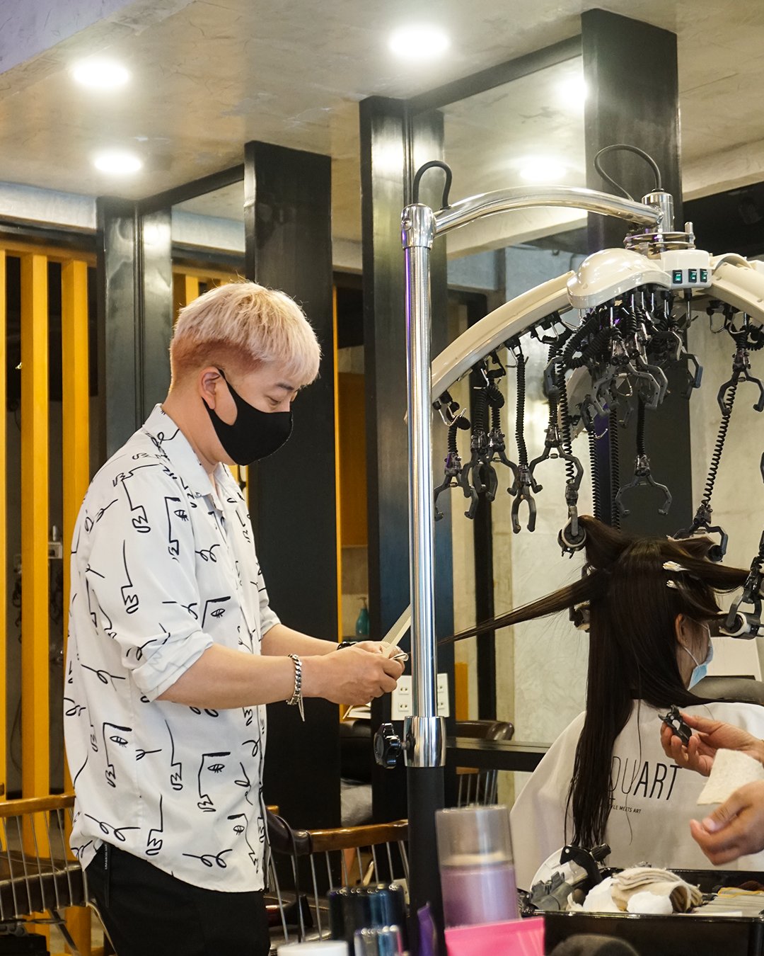 Moridu Art on Twitter "May it be half rebond or half s/ccurl, we got