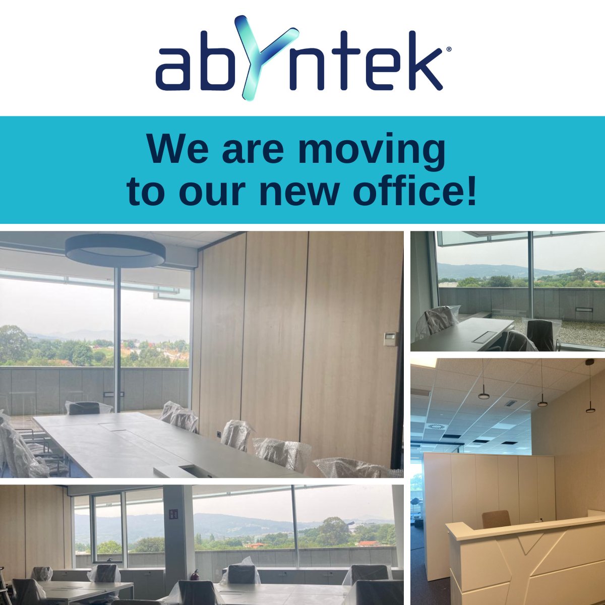Abyntek's tweet photo. ✨ 🏢 We are moving to our new office!

We are looking forward to our new and larger facilities, in the Bizkaia Technology Park, proof of @Abyntek Biopharma ambitious expansion project.

https://t.co/5BFdCaVFV4

#antibodies #research #ELISAkits #proteins #recombinantproteins https://t.co/4oEbPGYBDA