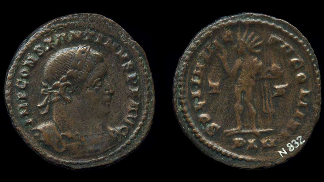 LaytonTrust's tweet photo. A copper alloy nummus of Emperor Constantine I. The back of the coin depicts Sol, the #Roman sun god. This coin was minted in Londinium (modern day London), AD 310.
Layton Collection at the Museum of London. https://t.co/MiaH2UAy3M #numistatics https://t.co/ep2DT0Uyix