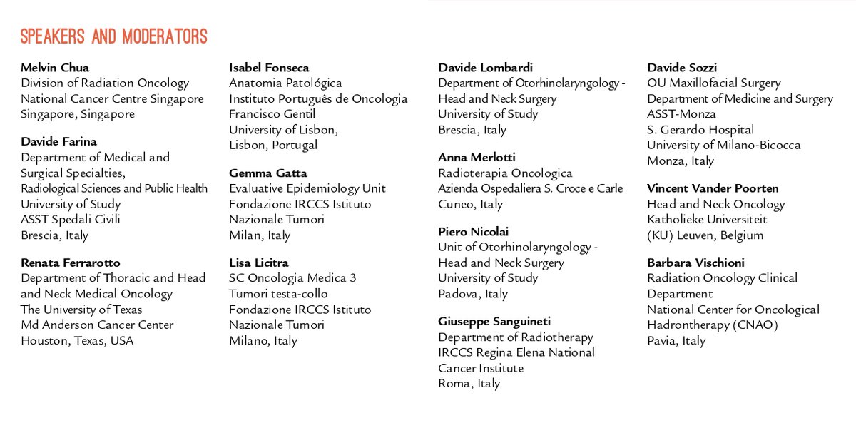 AiroHead_Neck's tweet photo. 24.6.22 Corso gratuito "Current Management and Future Challenges in Salivary Glands Cancer". 6 ECM, in presenza (max 40) e online.  
Registrazioni entro 20/6/22: https://t.co/nVQT84UuY7
Info: https://t.co/DyuLcNOVBm 
@Fond_CNAO https://t.co/t2Qashz0DP