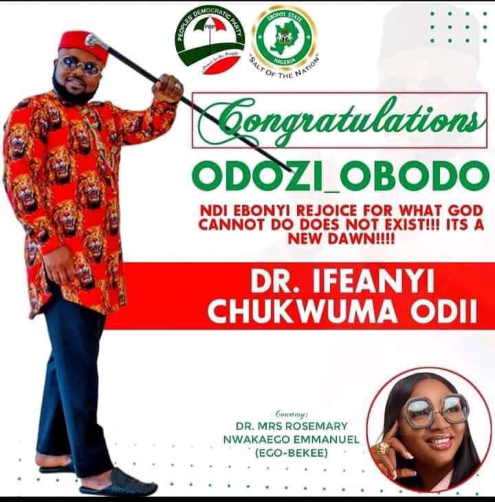iamchinedunwosu's tweet photo. Meet my sure-winning teams.
@ifeanyiCodii for Governor of Ebonyi State.
@atiku for President of Nigeria.
@IAOkowa for Vice President of Nigeria.
Greater Nigeria is possible.
Victory Is Sure.
#IVotePDP
#AtikuOkowa2023 https://t.co/lMJJQTBpuc