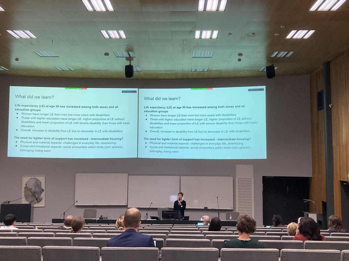 Final day of the CoE AgeCare’s Midterm congress #AgeCare2022 starts with overviews and comments on the thematic groups. <a href="/LinaVAer/">Lina Van Aerschot</a> is presenting the main points from the ’care needs and inequalities’ group.