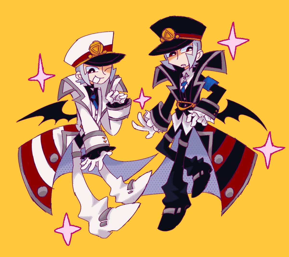 Vampire submas AU by <a href="/Oleanteris/">Jas</a> 🙆‍♂️🙆‍♂️ I love their outfits so much 😎