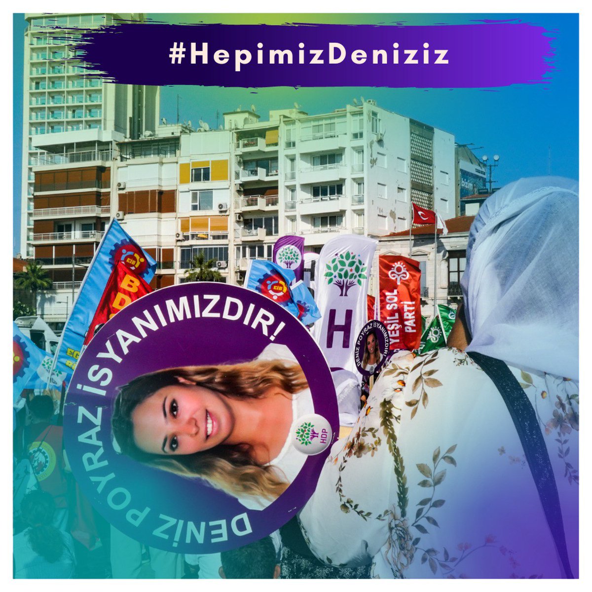 Arkadaşımız Deniz Poyraz bir yıl önce bugün bir tetikçi eliyle İzmir il binamızda katledildi. Deniz'in katili ve arkasındaki güçler hesap verecek. Unutmadık, unutturmayacağız!
And olsun ki hesabını soracağız. 
#HepimizDeniziz
@HDPElih