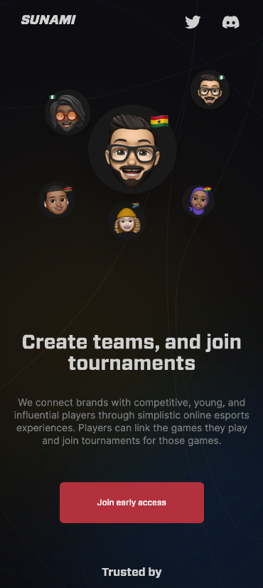 desmondsofua's tweet photo. @Sunamigames 
v2 website
Light &amp; Dark Mode
Designed by @osemuix . Made with @webflow https://t.co/fmBxEgbNdI