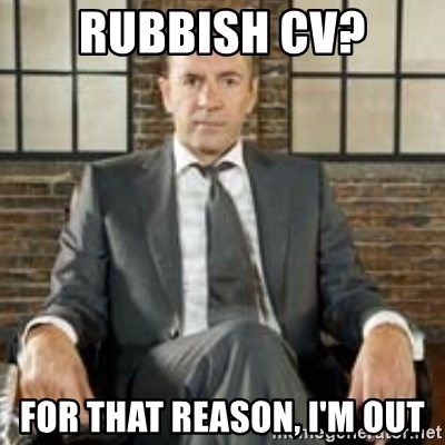 RevolvedCV's tweet image. get a CV that is not rubbish with RevolvedCV and that Duncan Bannatyne would want to be in for See what we can do for you at revolvedcv.com

#cvwriting #jobseekers #cvadvice