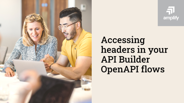 JLGiraudTwt's tweet photo. Learn how to read request headers as well as how to set response headers in an @Axway Amplify API Builder #OpenAPI flow. @lbrenman walks you through the steps. #API #APIBuilder https://t.co/lM6qi3v7S2 https://t.co/anQuxlYNS6