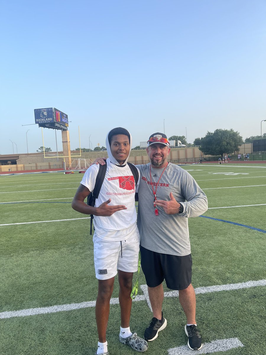 dantekgreen's tweet photo. thanks for the opportunity &amp; camp
@nwosufootball great work today!
@CoachBentrem @mattdwalter @coach_evans7 https://t.co/QwCL4WmsVy