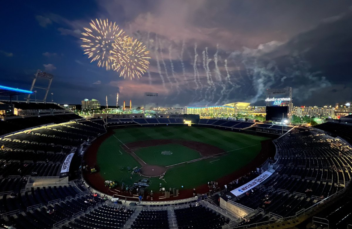 We’ll give this, <a href="/NCAABaseball/">NCAA Baseball</a> — you’re never boring. 

Happy #MCWS22, y’all. 🎆