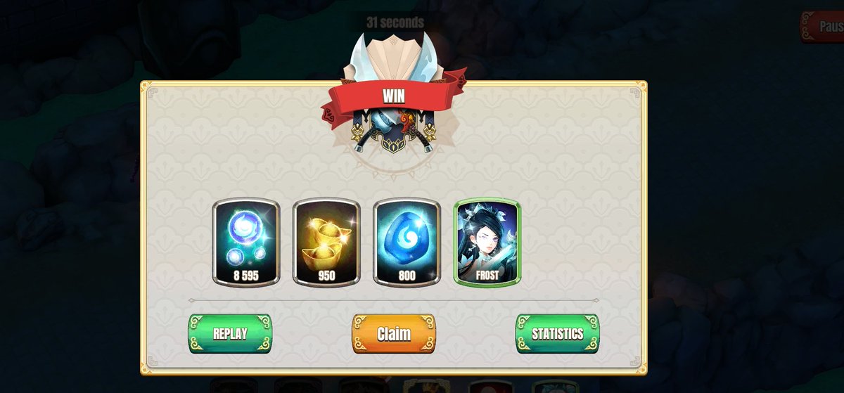 TenRwolfGames's tweet image. #WorldofMasters
やっとチャプター9突破した～(；´Д｀)
配置変えたりして何十回もチャレンジして、ギリ勝てたε-(´∀｀*)
先が思いやられるな～