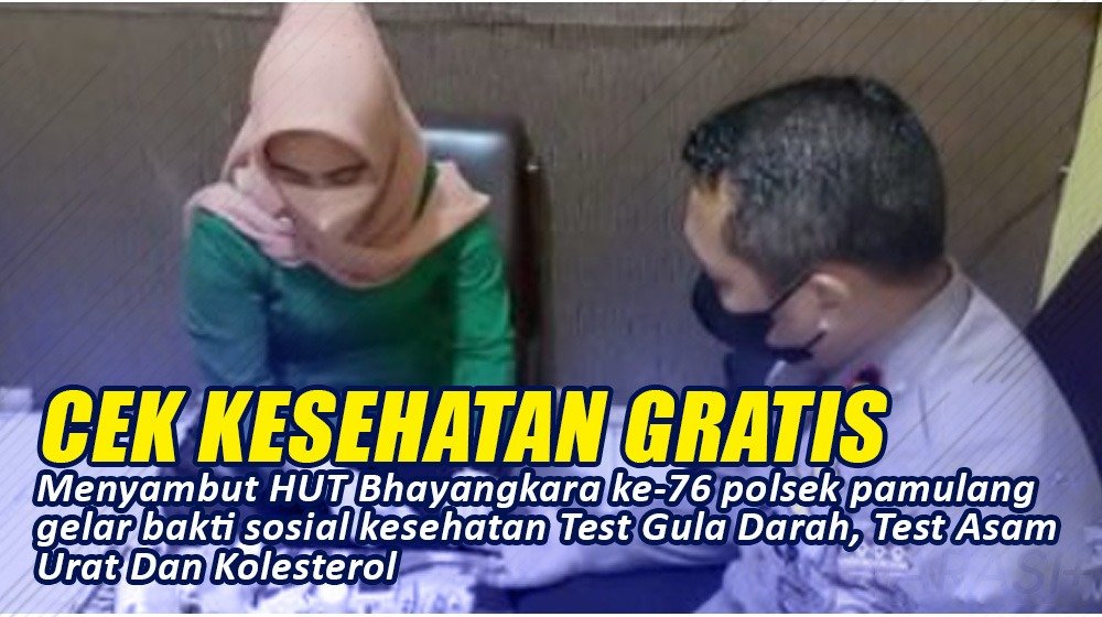 Dayuni__'s tweet photo. Cek kesehatan gratis ini diselenggarakan 
Dalam rangka menyambut HUT Bhayangkara ke 76.  #BaktiSosialdanKesehatan
Semarak Hari Bhayangkara https://t.co/19VE9ryaPw