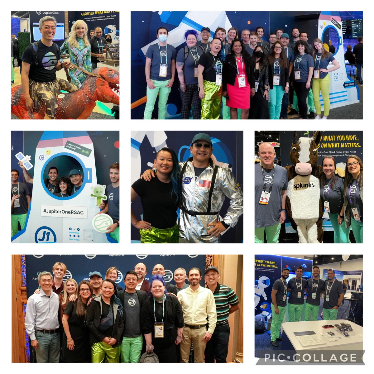 Four shows and multiple pairs of green pants later, we’re wrapping up the first leg of the Summer of @JupiterOne roadshow! #RSAC2022 #GartnerSEC #CiscoLive #Splunkconf22 

What’s next for the J1 team? Stay tuned! #TheGreenPantsDiaries