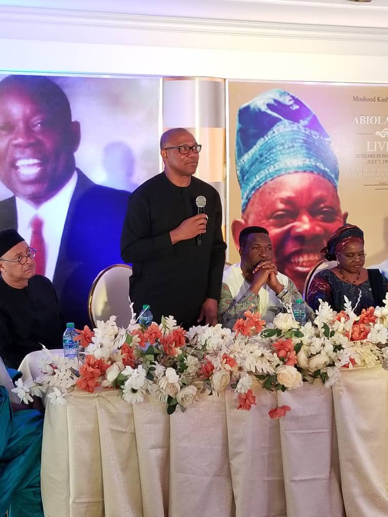 Mr_PeterObi's tweet photo. At an event marking the June 12 anniversary in Lagos. -PO https://t.co/WdDgLTBVQc