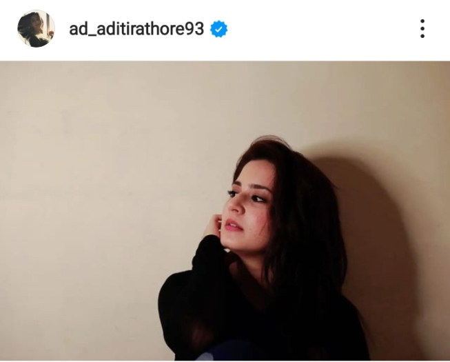 iampujaC's tweet photo. She is 😍😍
She posted &amp; changed her name &amp; surname's spelling 

#AditiRathore https://t.co/8HcLJdIwzh