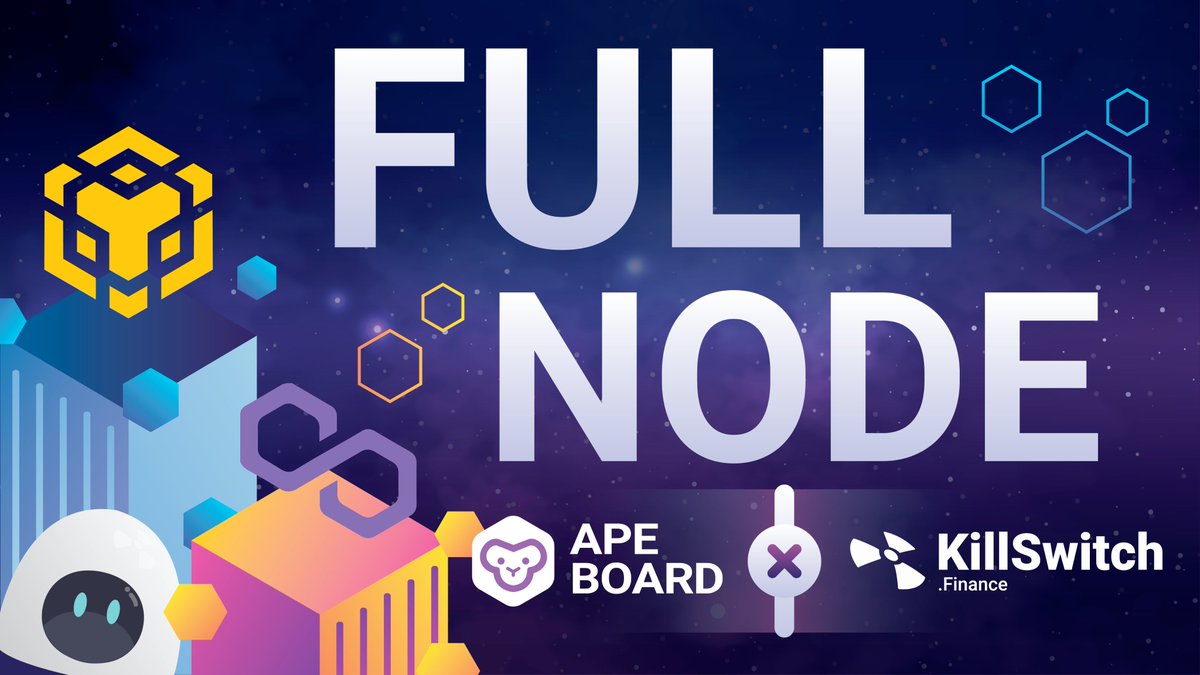 KillSwitch_Defi's tweet photo. 🎉Congrats to @ape_board for their recent progress with @nansen_ai
Also, we are excited to announce that KillSwitch will be sharing Full Node with @ape_board & @MooMonsterNFT !!
📄https://t.co/yr2n9oPYoR
#KillSwitchFinance #DeFI #Apeboard #fullnode https://t.co/q55AoUgqlb