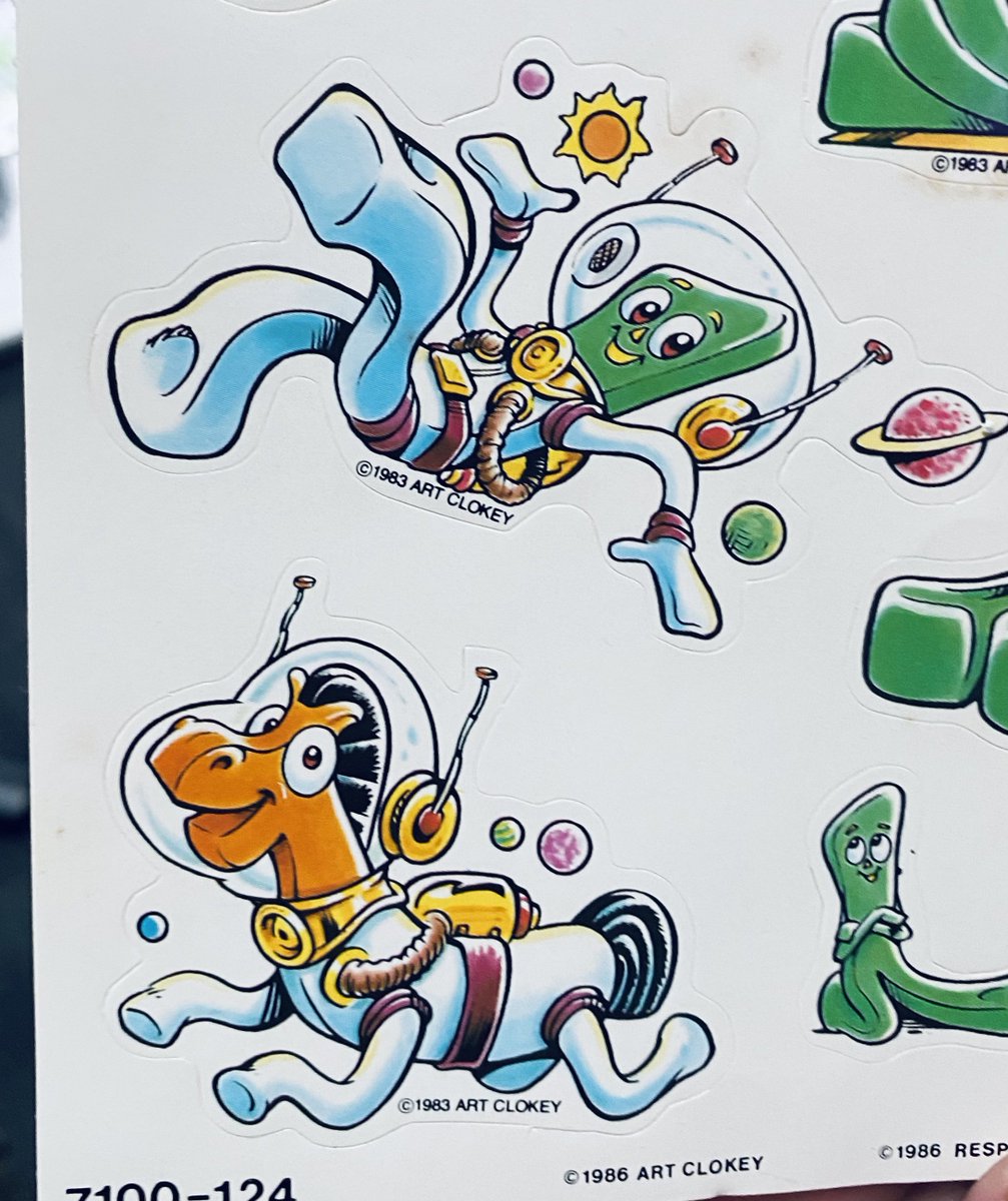 My bf and I were gonna get these as tattoos but now im genuinely like. No actually we should get Gumby &amp; Pokey in bondage gear