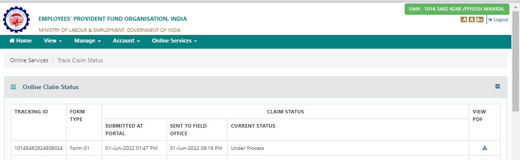 _PacMen_Gaming's tweet photo. @socialepfo I had applied for withdrawal on 1st June, and still my claim is reflecting under processing, last week on Friday I got the message that my claim will be settled soon, but since last update from EPFO, It's been a week. https://t.co/oVae1rrPuA
