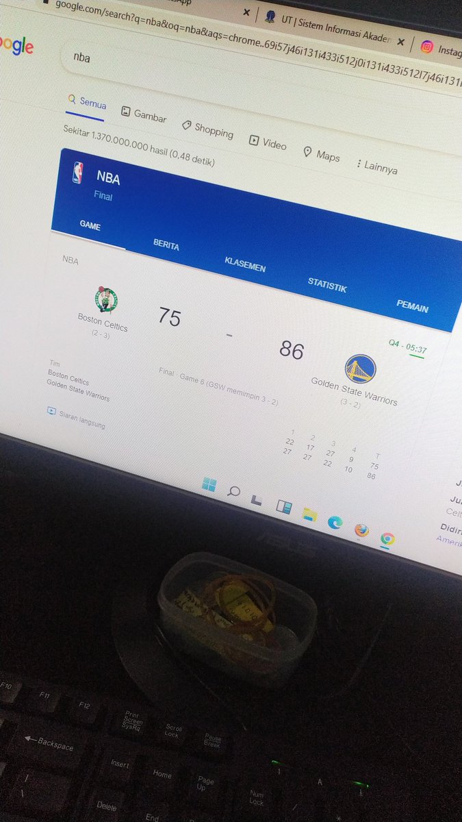 Deg2an parah ga berani nonton. Go warriors🔥