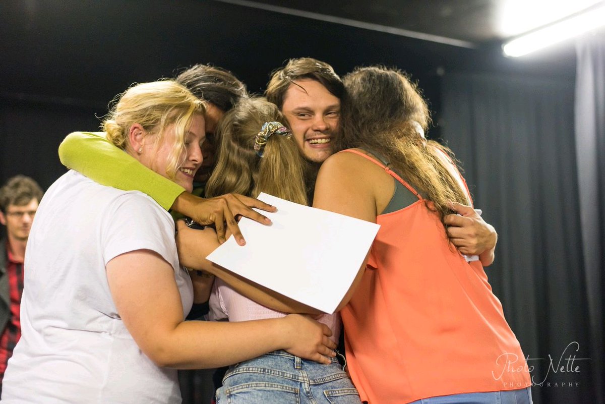 My grandpa was a headmaster. Never did I think that the teaching-gogga would take such a big bite in my life. Although I never had the opportunity to meet my grandpa, I think he would be proud.

Here I am with my babies. The first batch of young artists we pushed into the bizz.
