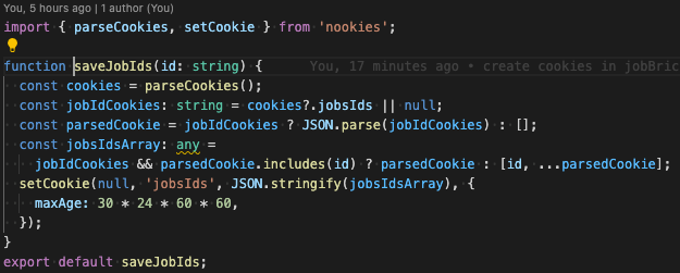 viistorrrmmn's tweet photo. #100DaystoLearnSomething Day2 

🤓 Create cookies stuff with React. I had never used before

#js #ReactJS #javascript #frontEnd #frontenddev https://t.co/qq58dNmiHw
