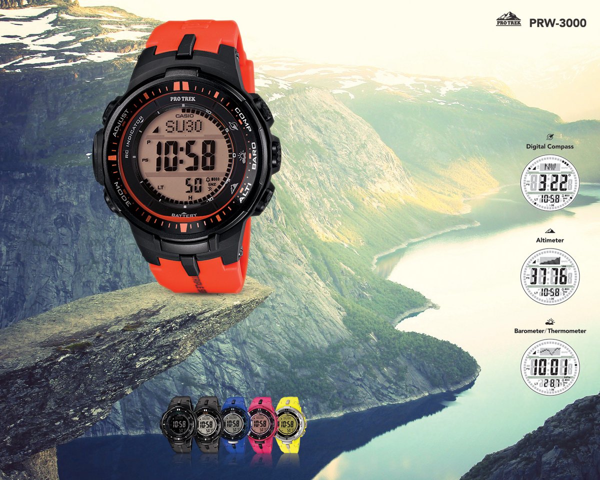 javyscasio's tweet photo. The model has all of the features that are essential for climbing: large buttons activate the most important features such as digital compass, barometer, altimeter or thermometer.
#javys #protrek #climbing #waveceptor #outdoorgear #multiband6 #prw3000 #Solar #專業戶外手錶 https://t.co/T4bo5Cqf4o